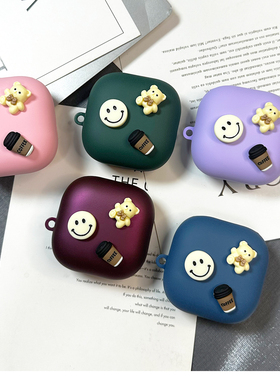 魔音Beats耳机壳beatsfitpro降噪蓝牙耳机保护套全包萌系熊Beats Fit Pro磨砂硬壳硅胶外壳男女fitpro盒适用