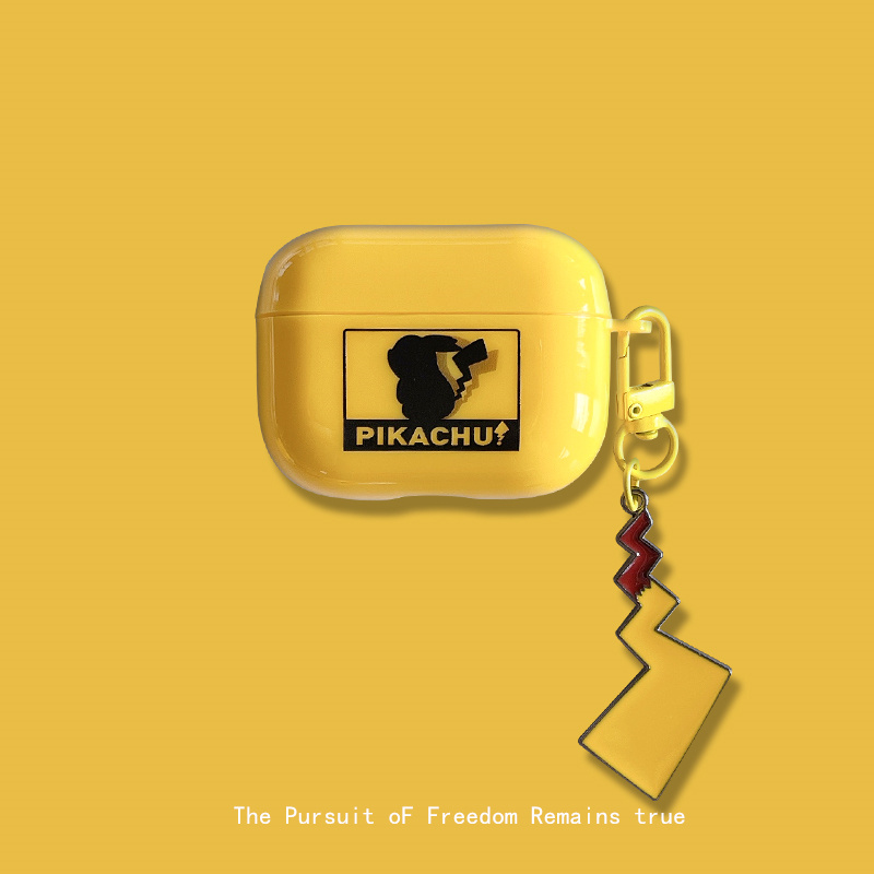 苹果airpods4耳机壳airpods pro蓝牙耳机保护套个性卡通皮卡丘pods1/2代软壳男女生pro2外壳4代耳机套潮适用