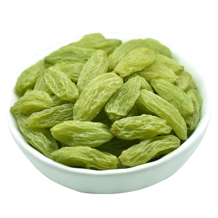 晶戈玉果 新疆绿宝石葡萄干 500g包邮 干净无沙开袋即食无籽零食