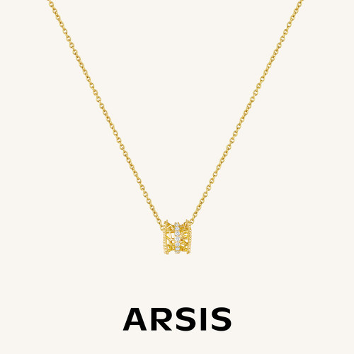 ARSIS轻奢蕾丝镶钻锁骨链