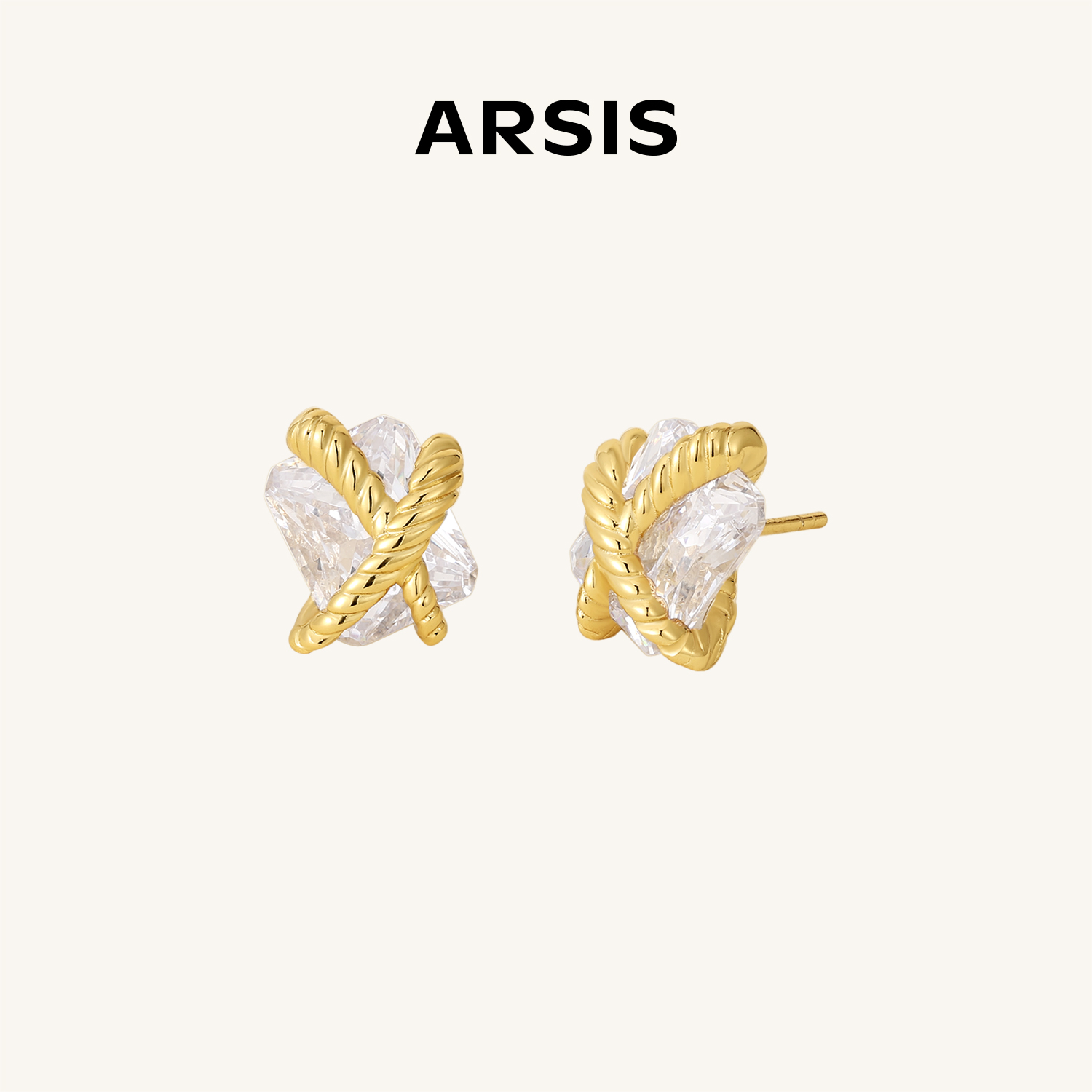 ARSIS纯真年代方糖耳钉