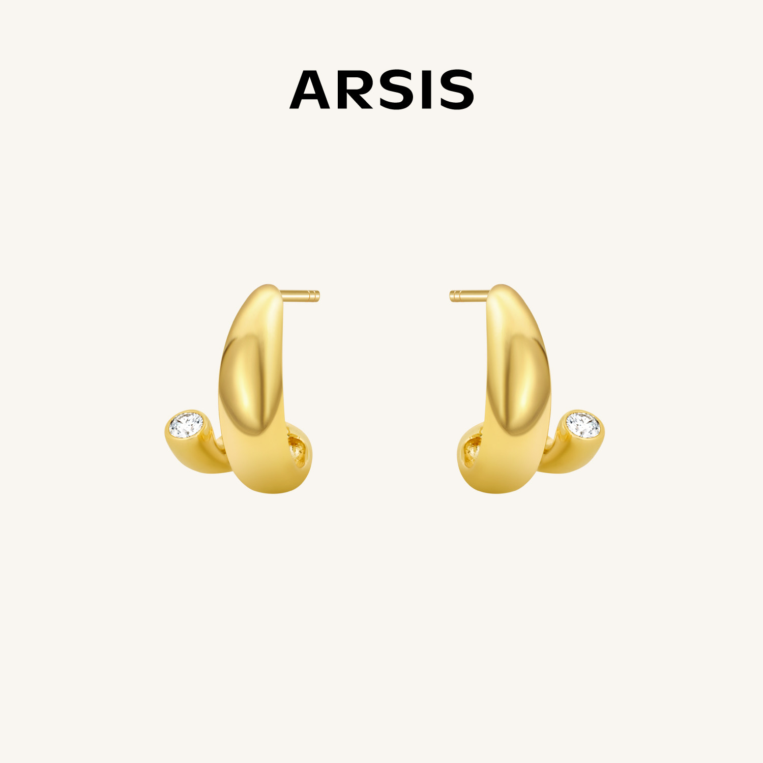 【新款】ARSIS自由搭配循光小耳钉法式耳饰轻奢高级感耳环春夏