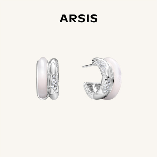 ARSIS蛇纹鸿运纳财耳环