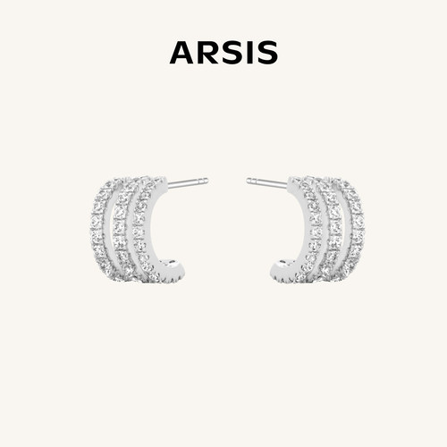 ARSIS自由搭配循光三环耳钉