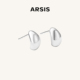 ARSIS自由搭配潺流小豆豆耳钉百搭爆款 简约精致感小众设计银耳饰