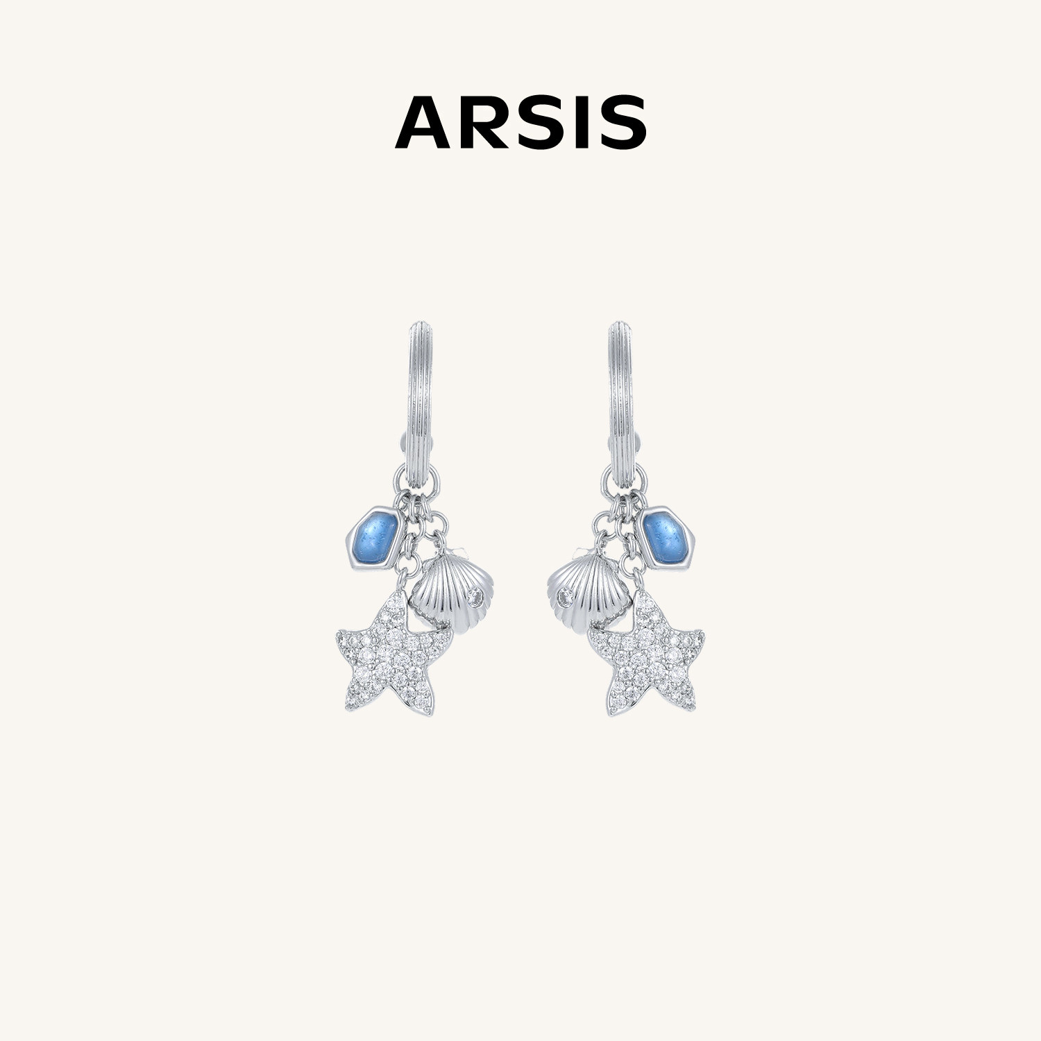 ARSIS曦海海星耳钉多巴胺新款