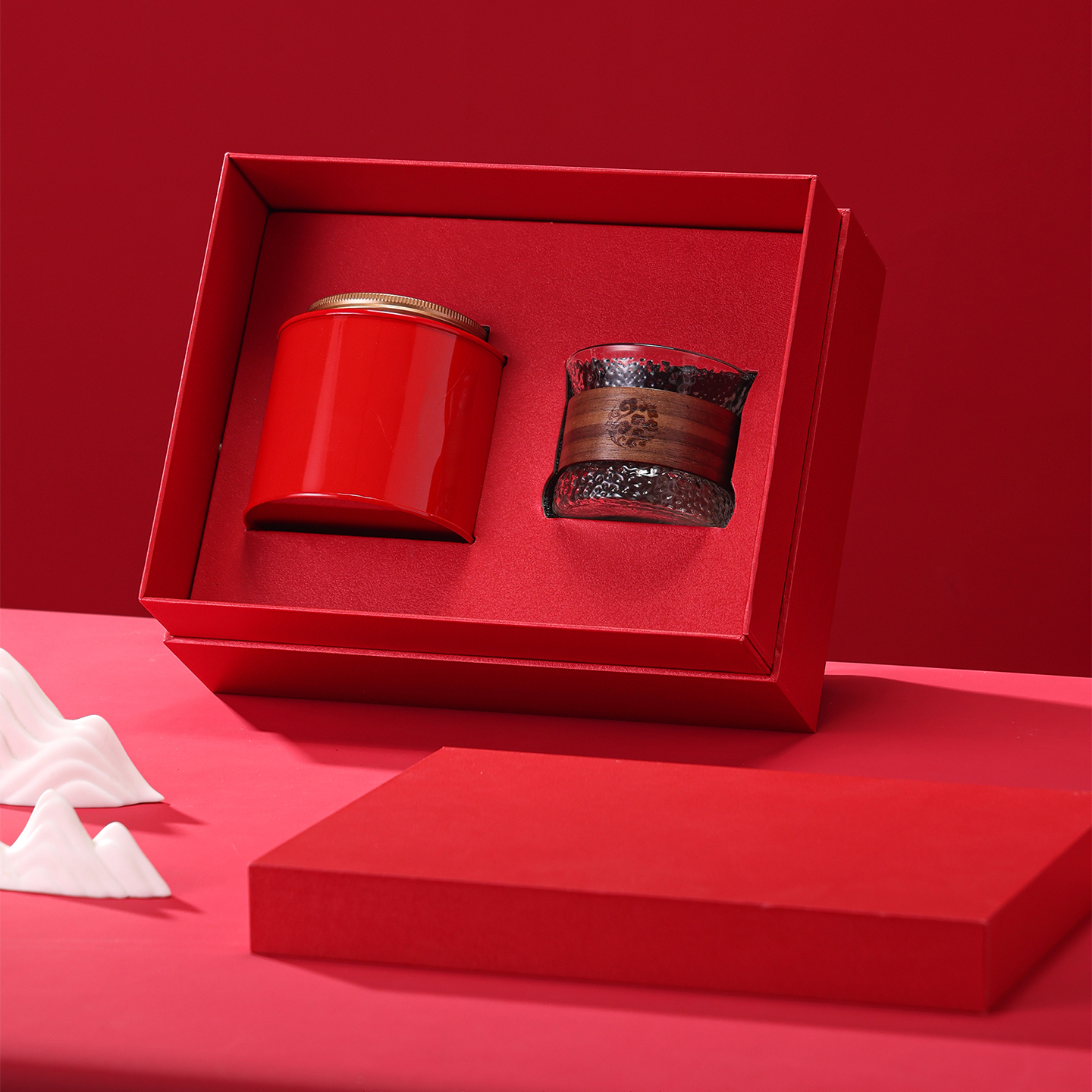 高档精品茶叶罐花茶红茶绿茶白茶储存空盒密封罐茶叶包装通用礼盒