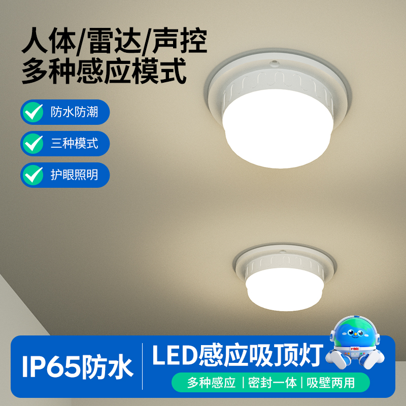 智能LED人体雷达感应灯