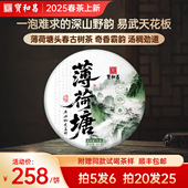 2025年头春 薄荷塘 云南古树纯料普洱茶生茶饼357g茶叶易武生普