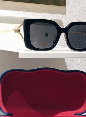 秦海璐同款G家时尚高级感太阳眼镜GG1567SA个性板材方框墨镜女