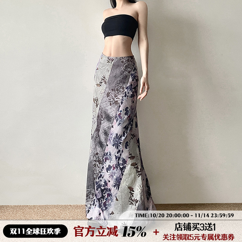 IAEY美式vintage森系半身裙