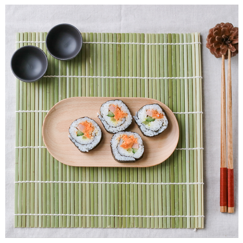 极速青皮b寿司卷帘商用紫菜包饭竹帘子日式寿司工具家用制作材料