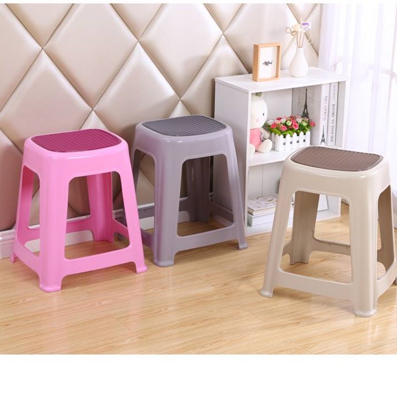 极速4个装 40厘米实际38vcm加厚透气防滑胶凳中高塑料凳子浴室学