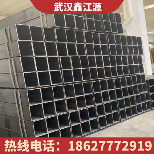 新品方管大口径矩形管大规格钢r管Q235黑方镀锌方100*200200*400