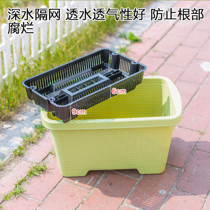 极速IRIS花盆园艺用品家庭菜园种菜盆阳台深型种植盆屋Z顶长方形