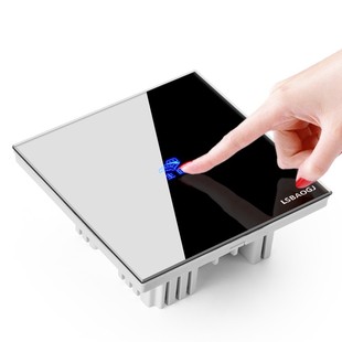 极速智能开关86型轻触一开单控智能家G居家用触摸开关面板免费图