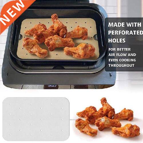 新品100Pcs Air Fryer Paper Liners Air FrKyer Parchment Paper