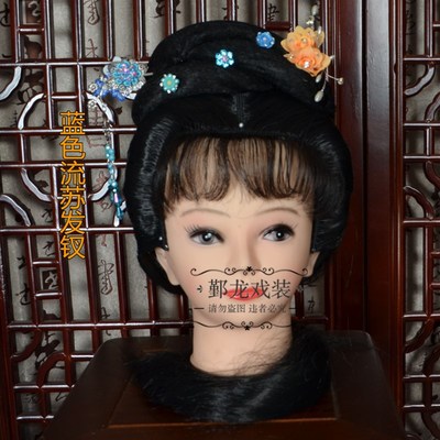 极速戏曲小旦花旦古装造型t头套越剧黄梅戏七仙女红楼梦黛玉小花