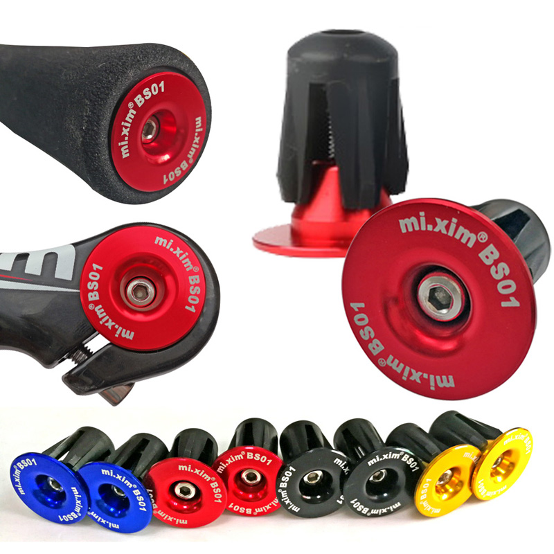 极速铝合金把塞 自行车把套帽把A堵 山地车把塞子公路折叠车锁螺