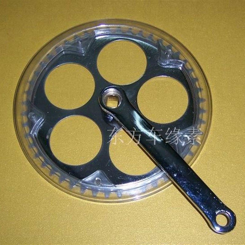 极速改装配件折叠自行o车钢大齿盘46齿48齿提速大齿盘单层齿片国