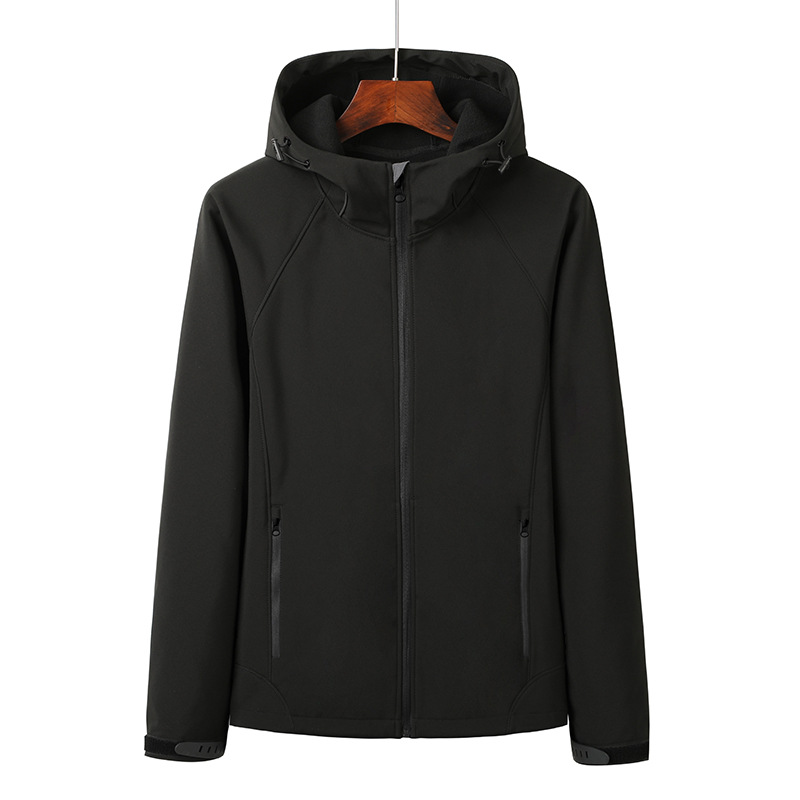 极速2023秋i冬软壳衣男户外单层冲锋衣女秋冬防风防水抓绒衣外套