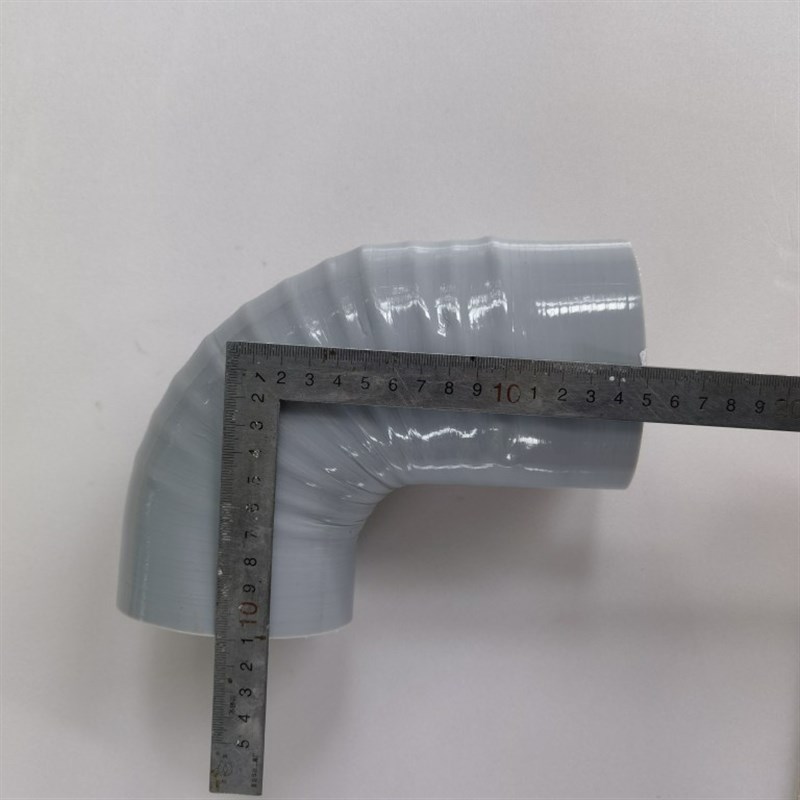 灰色内衬钢丝矽胶管空压机连接矽胶管耐高温高压耐酸Y碱赠强力卡