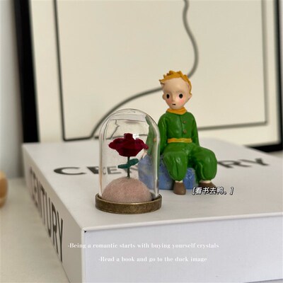 新品我将玫瑰藏在身后 期待与你赴约L创意成品手工玫瑰花摆件