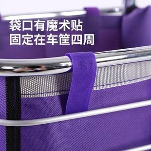 极速可携式c购物车内袋家用买菜轻小推车配套专用袋手推车拉车牛