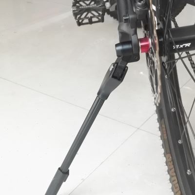 极速新山地自行车碳m纤维公路车超轻铝合金快拆脚撑停车支架边撑2