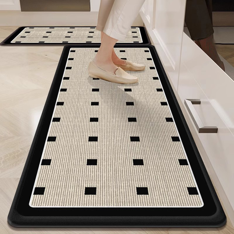 德国厨房地垫防滑防油可擦免洗专用地毯防水2025新款吸水耐脏脚垫
