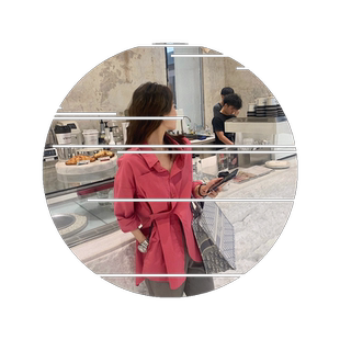 不规则长袖衬衣心机上衣春秋2026新款韩版宽松小众设计感衬衫女潮
