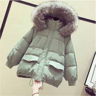 羽绒棉服女短款韩版冬季面包服学生棉衣加厚外套宽松棉袄新款2026