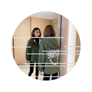 少女可爱羊羔毛秋2025加绒冬装棉衣棉服加厚女新款外套韩版中学生