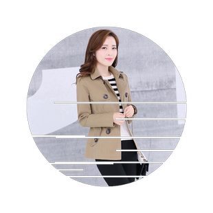 新款风衣女中款收腰气质显瘦高端垂感小个子春秋季女士外套潮2026