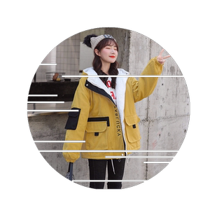 羊羔毛外套少女2025新款冬装韩版百搭棉衣初中高中学生工装棉服潮