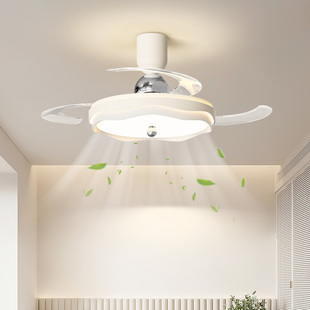 简约家用餐厅儿童卧室静音隐形房间吊扇灯 2025新款 帕莎 风扇灯