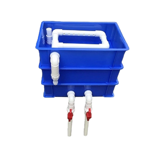 8号小型鱼缸过滤箱周转箱增氧培菌过滤三合一过滤系统小型过滤器