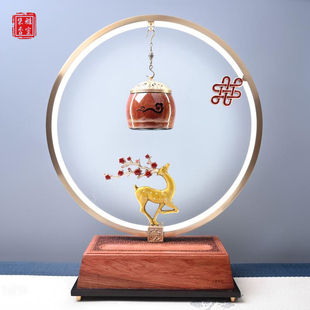 香道蓝牙音响家用沉檀香熏炉古典音乐机纯铜吊式香炉送礼高档摆件