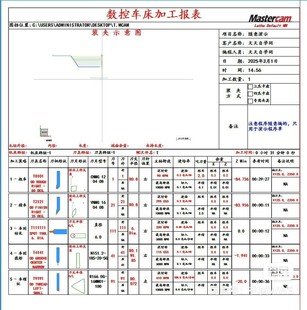 Mastercam数车程序单