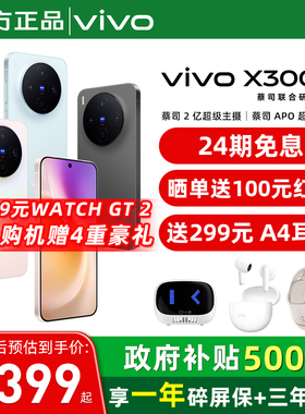 现货速发/24期免息 vivo X300 手机 新品蔡司天玑旗舰芯拍照学生智能手机vivo官方旗舰店官网正品