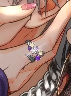 2026光与夜之恋查理苏生日周边戒指时尚精美二次元高级感铭誓指环