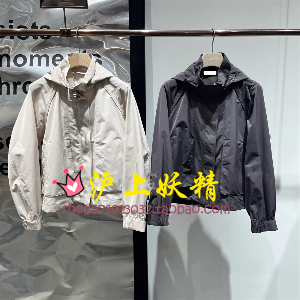 毅播商场同款轻户外休闲感连帽立领风衣25春季新款外套BDS1FD1535