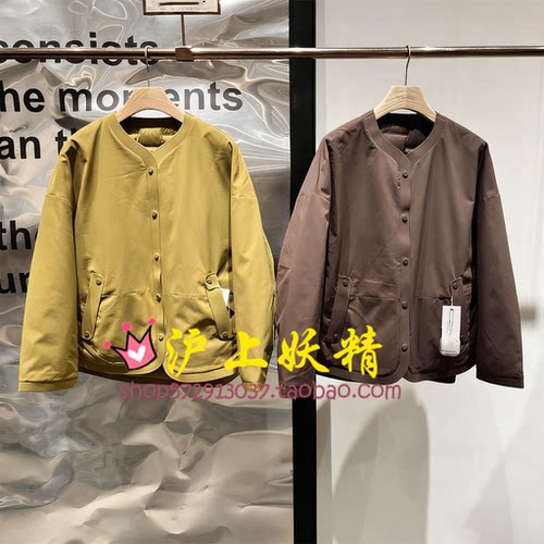 毅播商场同款25冬季款宽松阔版休闲羽绒服外套BDS4RD3918寻寻觅觅