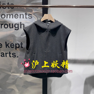 连帽慵懒马甲外套BDS3MD3036一万簇 心跳 2025秋新款 毅播商场同款