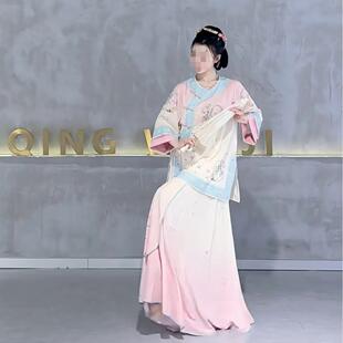 戏文说舞蹈服装古典舞气质大摆裙演出服清风徐来如梦令油纸伞表演