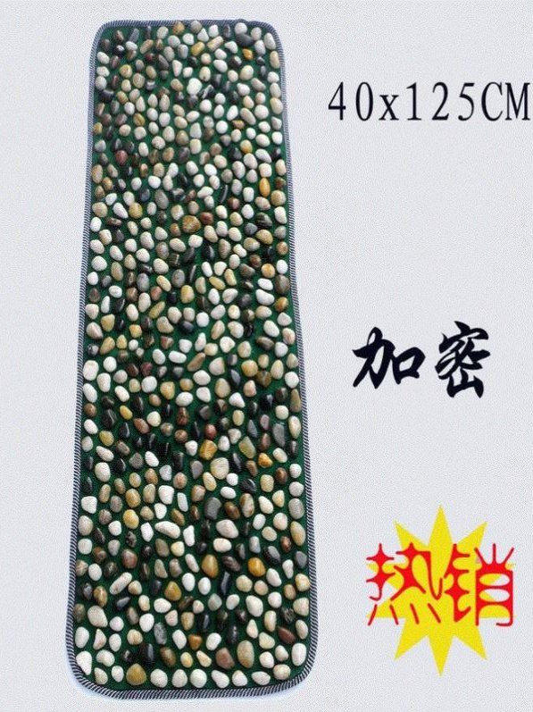 石春路脚垫鹅卵石足部按摩步行地毯脚垫石头路足部按压弹簧