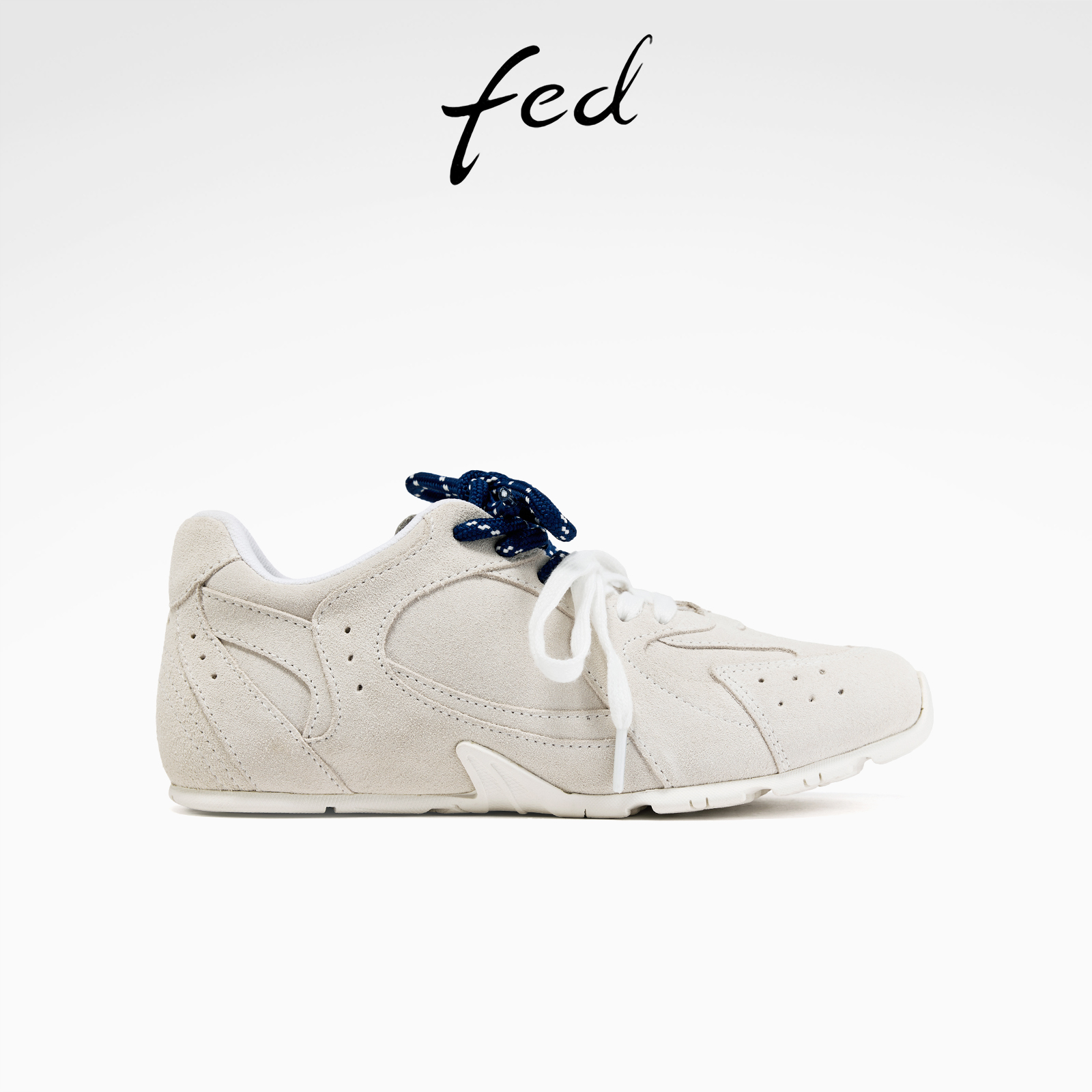 fed轻便德训鞋秋季新款女鞋运动休闲鞋双鞋带阿甘鞋女S0916-YL916