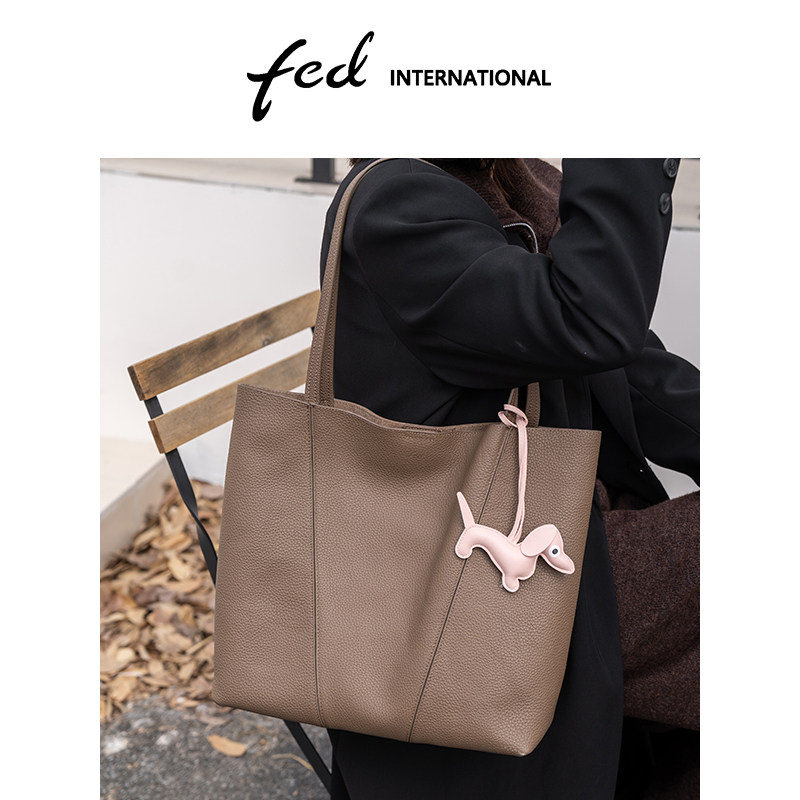 fed头层牛皮女包大容量托特包单肩手提包妈妈包腋下大包BFA9523,箱包皮具/热销女包/男包,托特包,淘宝优惠券,粉丝福利购,淘宝优惠卷