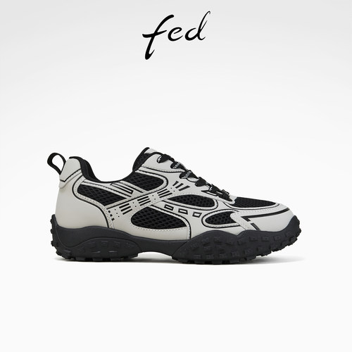 fed复古老爹鞋春季新款女鞋网面休闲鞋厚底户外鞋女款S0321-ZC709