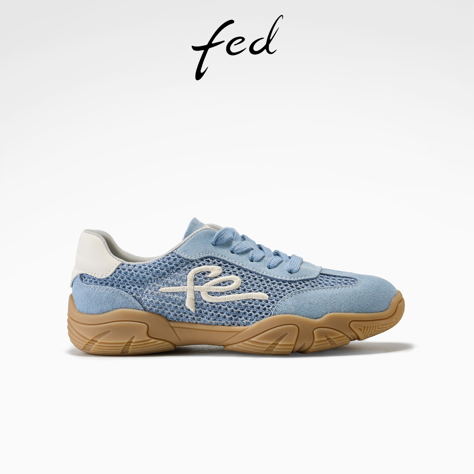 fed网韵流光休闲鞋夏季新款女鞋透气德训鞋厚底阿甘鞋女款ZCA255